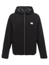 Dolce & Gabbana Black Logo Patch Jacket