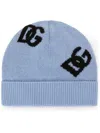 Dolce & Gabbana Wool Jacquard Hat With Dg Logo