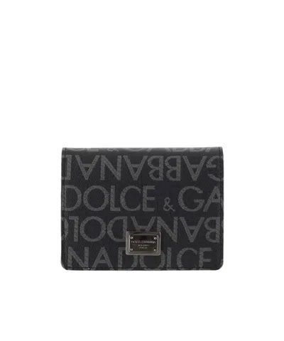 Dolce & Gabbana Dolce  Gabbana Logo Jacquard Card Holder