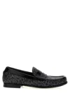 DOLCE & GABBANA DOLCE & GABBANA LOGO JACQUARD FABRIC LOAFERS