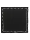 Dolce & Gabbana Logo-jacquard Scarf In Black