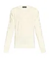 Dolce & Gabbana Logo-jacquard Sweatshirt In White