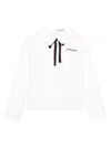 Dolce & Gabbana White T-shirt For Girl With Logo In White