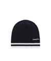 Dolce & Gabbana Logo Knitted Hat In Black