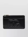 Dolce & Gabbana Black Leather Wallet With Embossed Logo