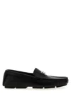 DOLCE & GABBANA LOGO LEATHER LOAFERS