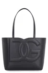 DOLCE & GABBANA LOGO LEATHER TOTE BAG