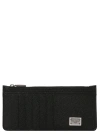 Dolce & Gabbana Calfskin Vertical Card Holder With Logo Tag