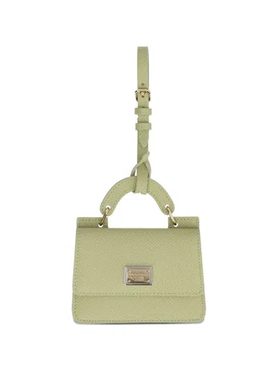 Dolce & Gabbana Logo Leather Wallet In Green