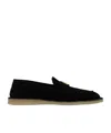 Dolce & Gabbana Logo-lettering Loafers In Black
