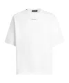Dolce & Gabbana Men White Cotton Printed Oversized T-shirt In White