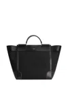 Dolce & Gabbana Men's Fabric And Leather Tote Bag In Black