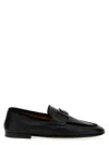 Dolce & Gabbana Logo Loafers With Suede Detail In Black