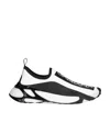 Dolce & Gabbana Fast Mesh Sneakers In Black