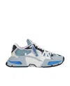 Dolce & Gabbana Mixed-material Airmaster Sneakers In Gray