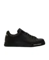 Dolce & Gabbana Logo Low-top Leisure Sneakers In Black