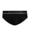 Dolce & Gabbana Dolce E Gabbana Mens Black Cotton Brief In Black