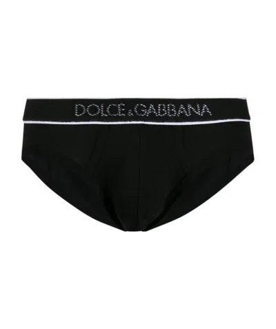 DOLCE & GABBANA LOGO MESH BOXER BRIEFS