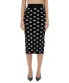 Dolce & Gabbana Logo Midi Skirt