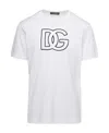 Dolce & Gabbana Logo-monogram-print T-shirt In White