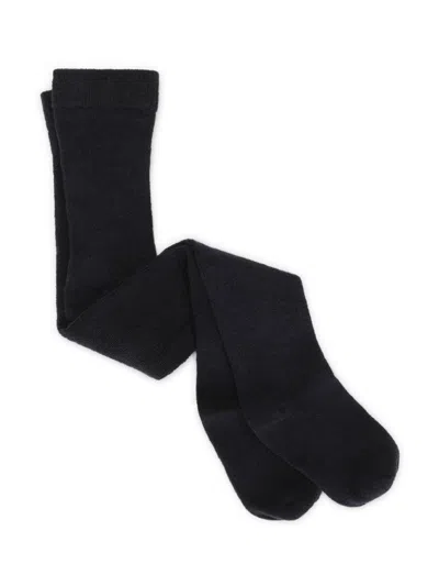 Dolce & Gabbana Kids' Logo-motif Tights In Blue