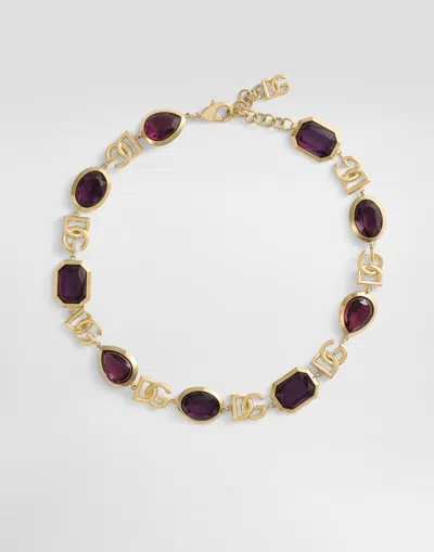 Dolce & Gabbana Logo Necklace In Gold