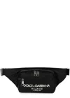 Dolce & Gabbana Logo Belt Bag In Black