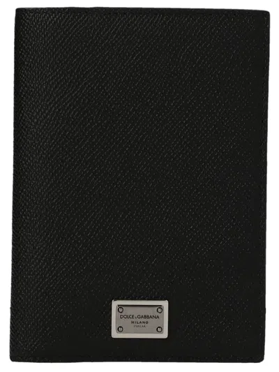DOLCE & GABBANA DOLCE & GABBANA LOGO PASSPORT HOLDER