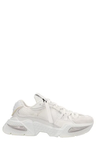 Dolce & Gabbana Logo Patch Airmaster Sneakers In White