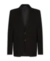 Dolce & Gabbana Tailored Single-breasted Blazer With Notched Lapels In Black