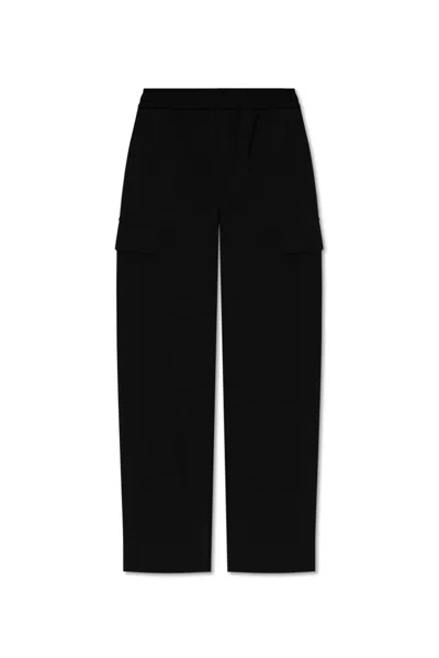 Dolce & Gabbana Utility Cargo Trousers Pockets In Black
