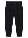 Dolce & Gabbana Logo-patch Casual Trousers In Blue