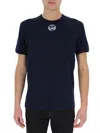 Dolce & Gabbana Logo Patch Cotton T-shirt In Black