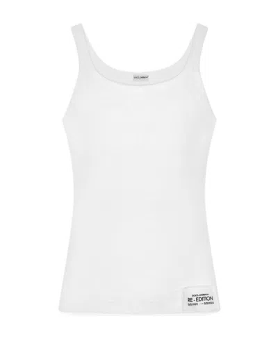 DOLCE & GABBANA DOLCE  GABBANA FINE-RIB CREWNECK SINGLET