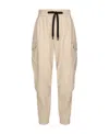 Dolce & Gabbana Cargo Trousers With Elastic Waistband And Cuffs In Nude