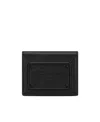 Dolce & Gabbana Small Zip-around Wallet In Calfskin With Raised Logo In Black