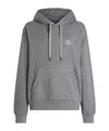 Dolce & Gabbana Logo-patch Hoodie In Gray