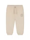 Dolce & Gabbana Logo-print Cotton Track Pants In Neutrals