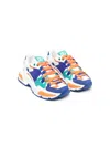 Dolce & Gabbana Logo-patch Low-top Sneakers In Blue