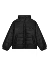 Dolce & Gabbana Logo-patch Padded Jacket In Black