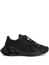 Dolce & Gabbana Logo-patch Panelled Sneakers In Black