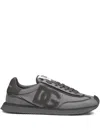 Dolce & Gabbana Cushion Nylon Sneakers Rubber Sole In Gray