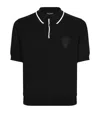 Dolce & Gabbana Heraldic Dg Logo Patch Polo T-shirt In Multi
