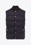 Dolce & Gabbana Men Sleeveless Jacket In Cotton And Viscose In Blue