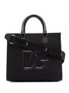 Dolce & Gabbana Logo-patch Tote Bag In Black