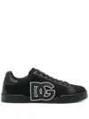 Dolce & Gabbana Sneakers With A Logo Patch In Black