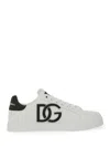 Dolce & Gabbana Dg Logo Patch Leather Sneaker