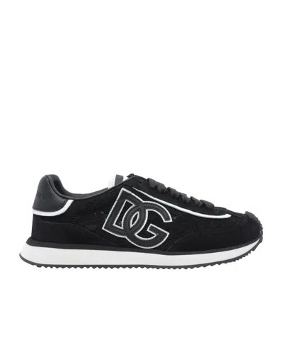 DOLCE & GABBANA DOLCE  GABBANA LOGO PATCH SNEAKERS