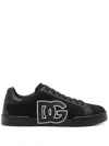 Dolce & Gabbana Sneakers With A Logo Patch In Black