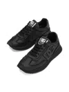 Dolce & Gabbana Logo-patch Sneakers In Black